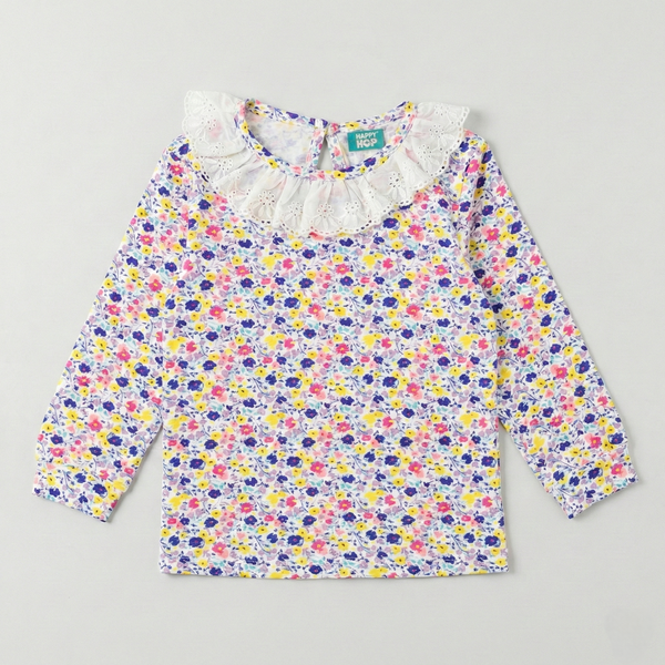 Little Daisy Frill Neck Top