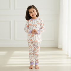 Flamingo Print Night Suit