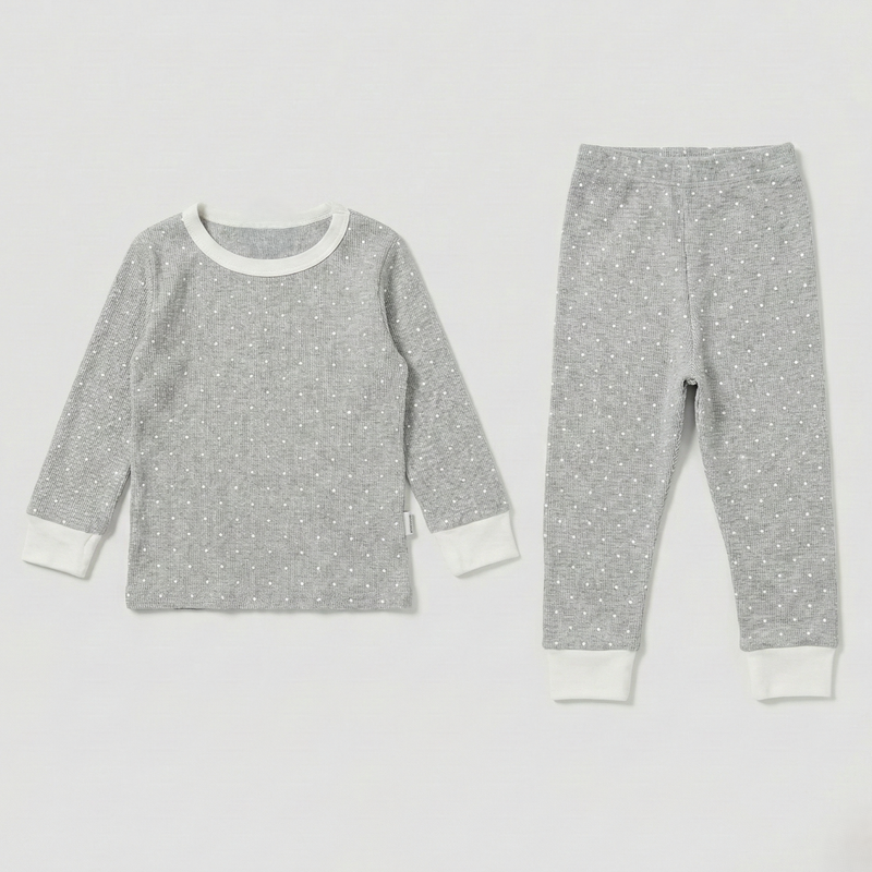 Grey Dot Dreams Night Set