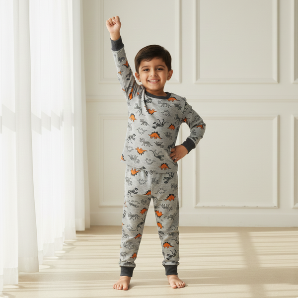 Dino Knitted Night Suit