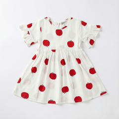 Little Apple Print Dress