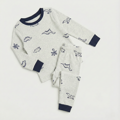 Dino Knitted Night Suit