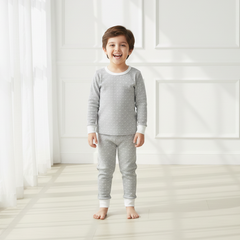 Grey Dot Dreams Night Set