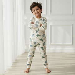Dino Printed Cotton Night Suit