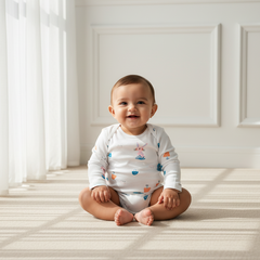 Bunny Printed Long Sleeves Onesies