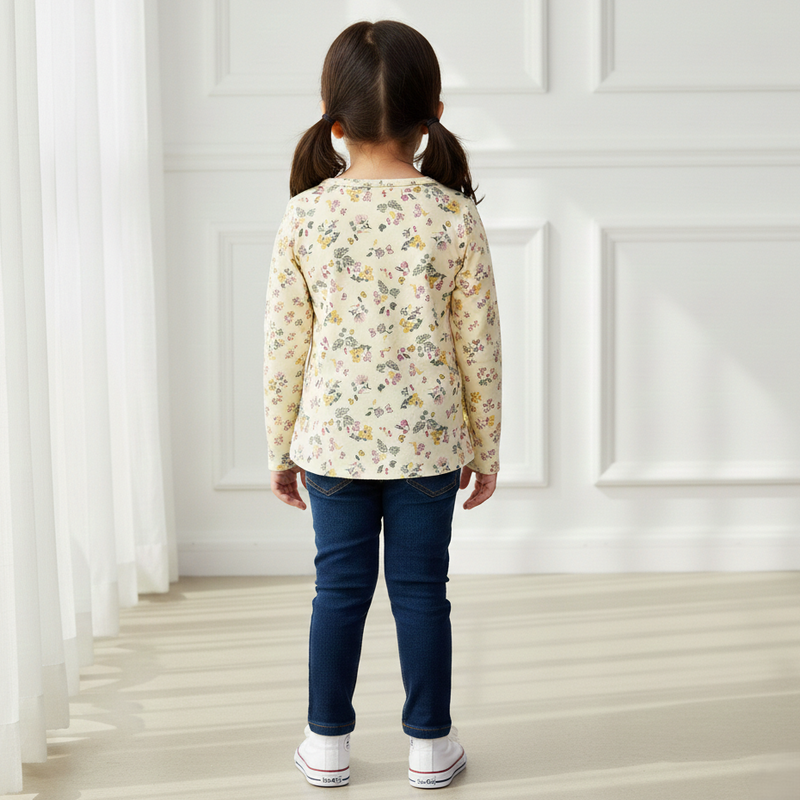 Tiny Florals Full-Sleeve Top