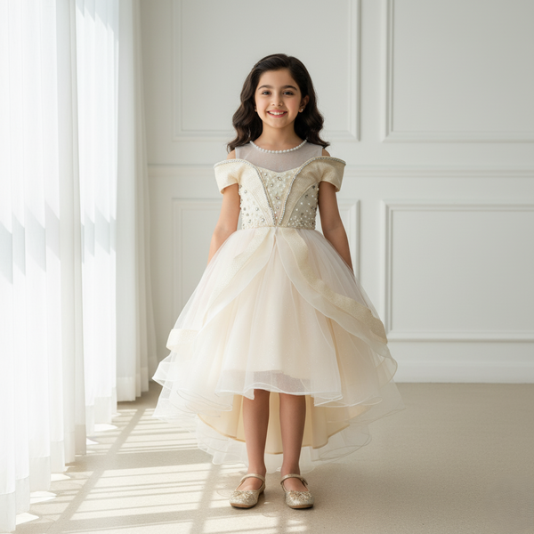 Champagne Premium tulle skirt Princess Dress