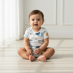 Vegetable Printed Half Sleeves Onesies