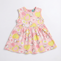 Pink Love Kitty Frock