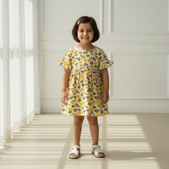 Yellow Floral Frock