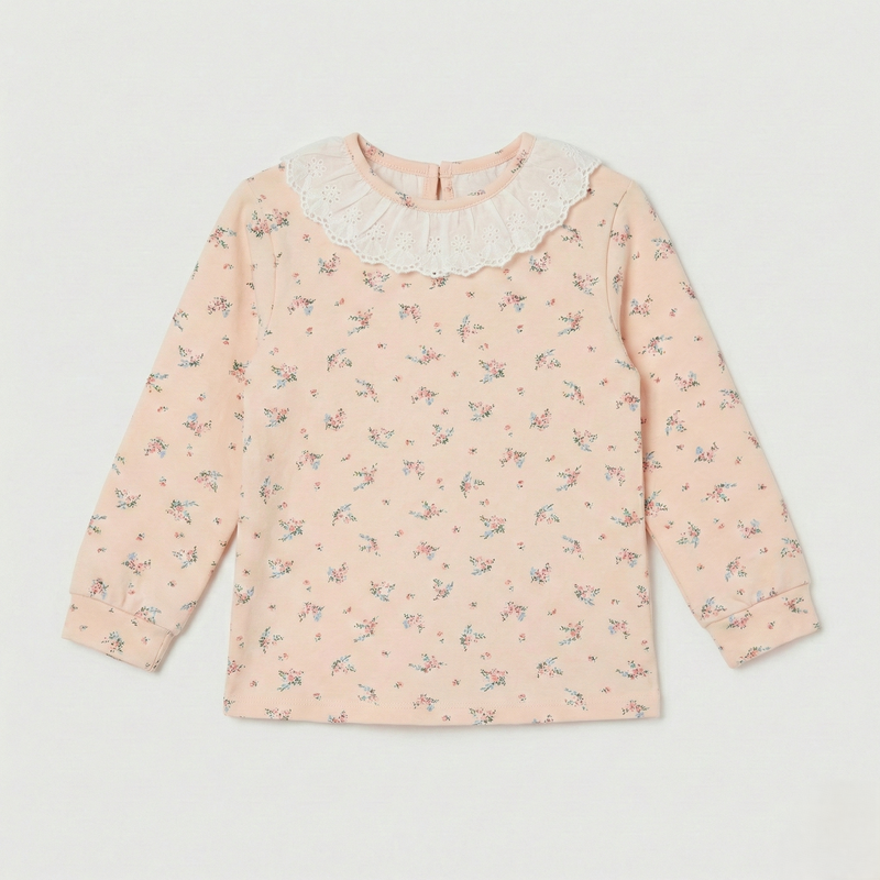 Blush Floral Lace Top