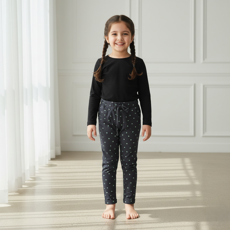 Girl Printed Long Pants