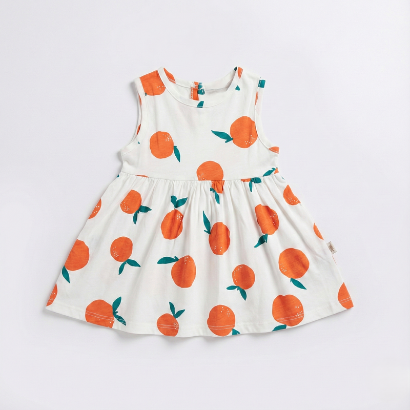 Little Orange Hop Dress