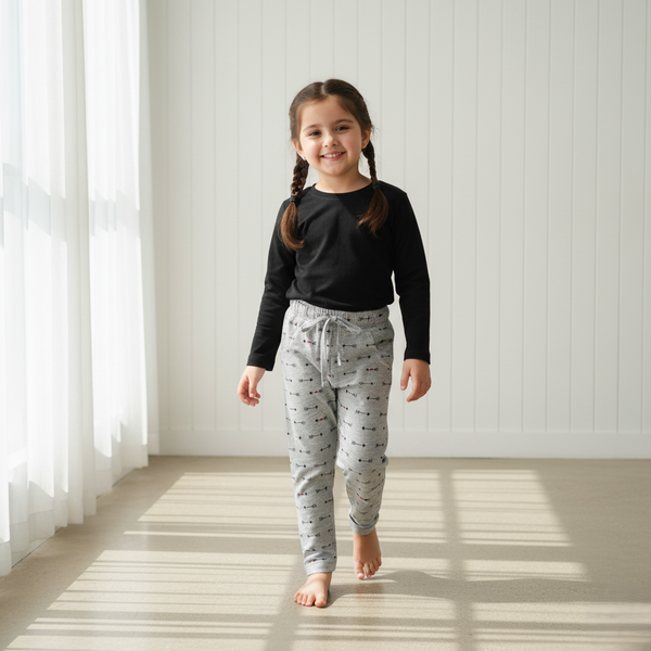 Girl Printed Long Pants