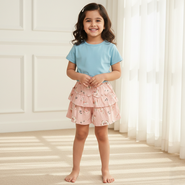 Blush Butterfly Charm Skort