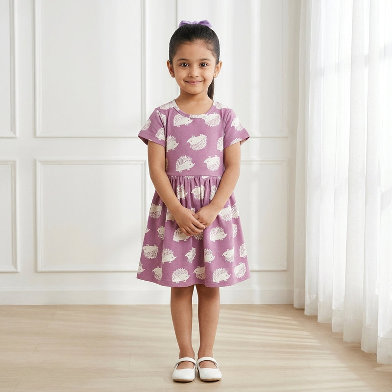 Little Hedgie Lavender Frock