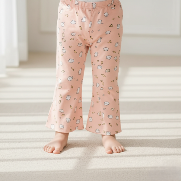 Peach Printed Palazzo