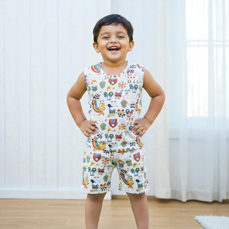 Animal Vest and Short Set