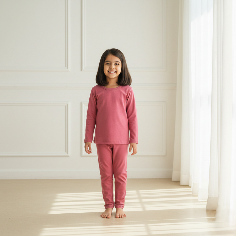 Night Dress Solid Premium Set