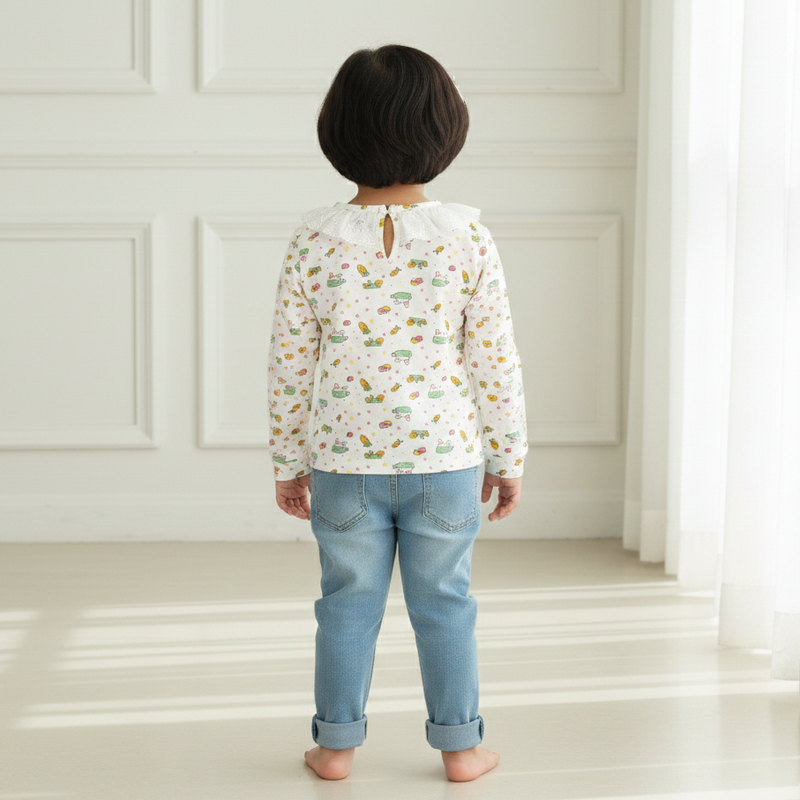 Little Bunny Frill Top