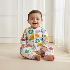 Multi-Printed Full Sleeves Rompers