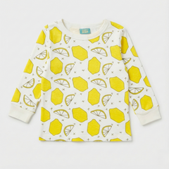 Lemon Printed Cotton Night Suit