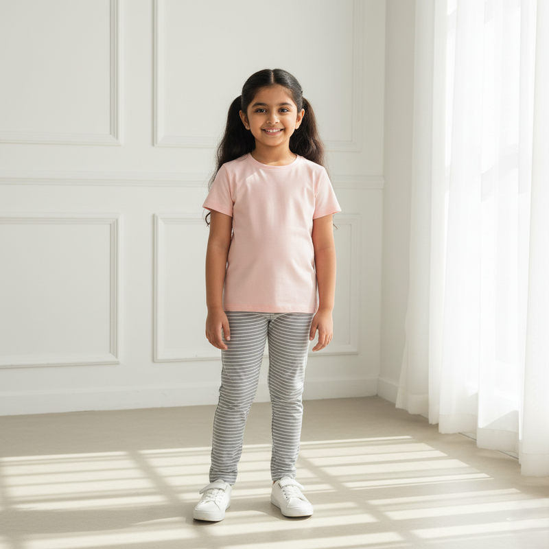 Girl Printed Long Pants