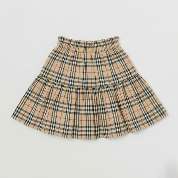 Classic Check Brown Skirt
