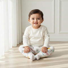 Animals White Printed Leggings