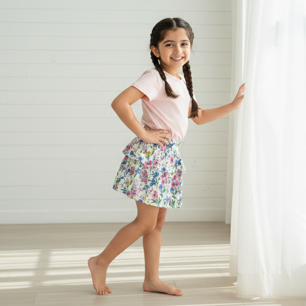 Wildflower Garden Twirl Skort