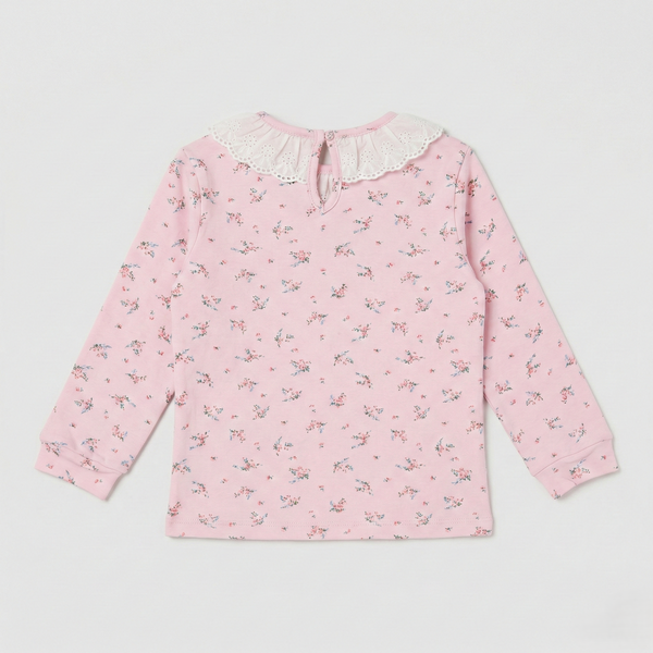 Pink Blossom Lace Top