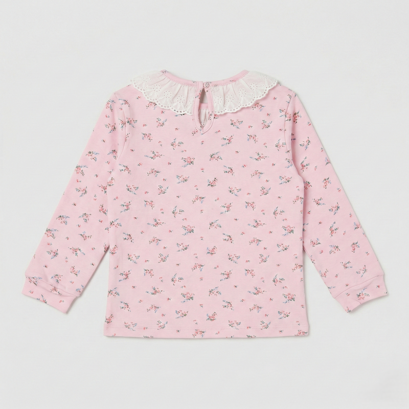 Pink Blossom Lace Top