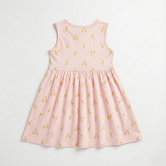 Gentle Giraffe Cotton Frock