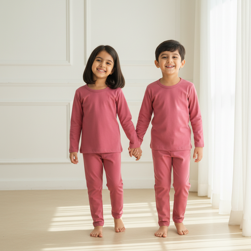 Night Dress Solid Premium Set