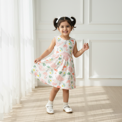 Flamingo Cotton Frock