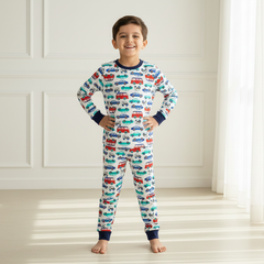 Car Print Nightwear Set