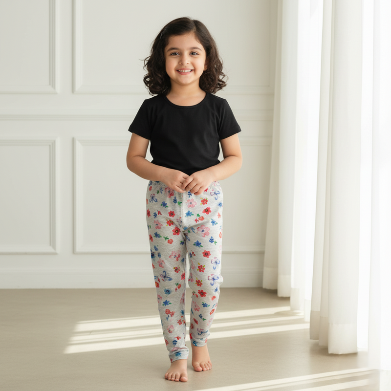 Girl Printed Long Pants