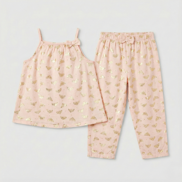 Peachy Sparkle Co-Ord Set