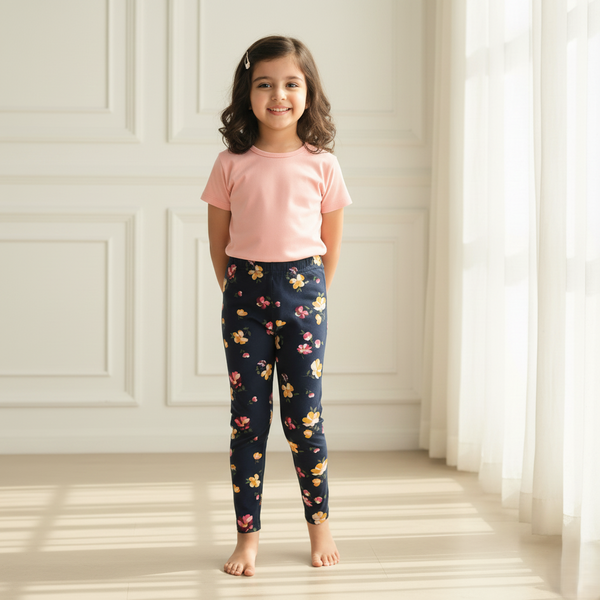 Girl Printed Long Pants