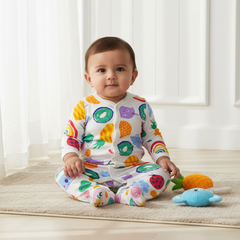 Multi-Printed Full Sleeves Rompers