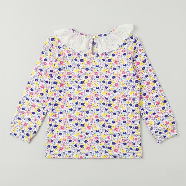 Little Daisy Frill Neck Top