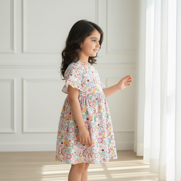 Multicolor Printed Frock