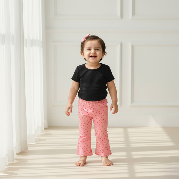 Pink Printed Palazzo