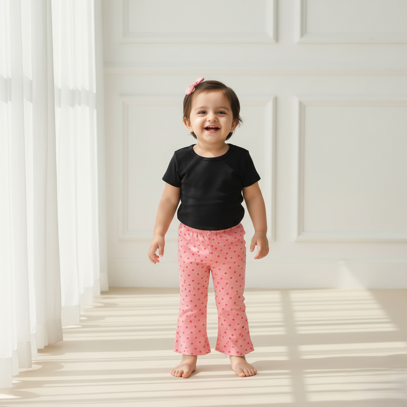 Pink Printed Palazzo