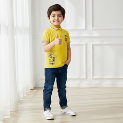 Yellow Collar Polo T-shirt
