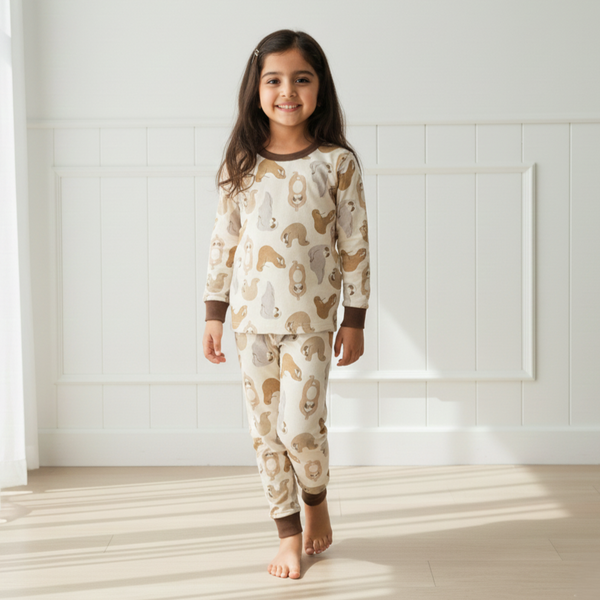 Sloth Print Nightwear Set