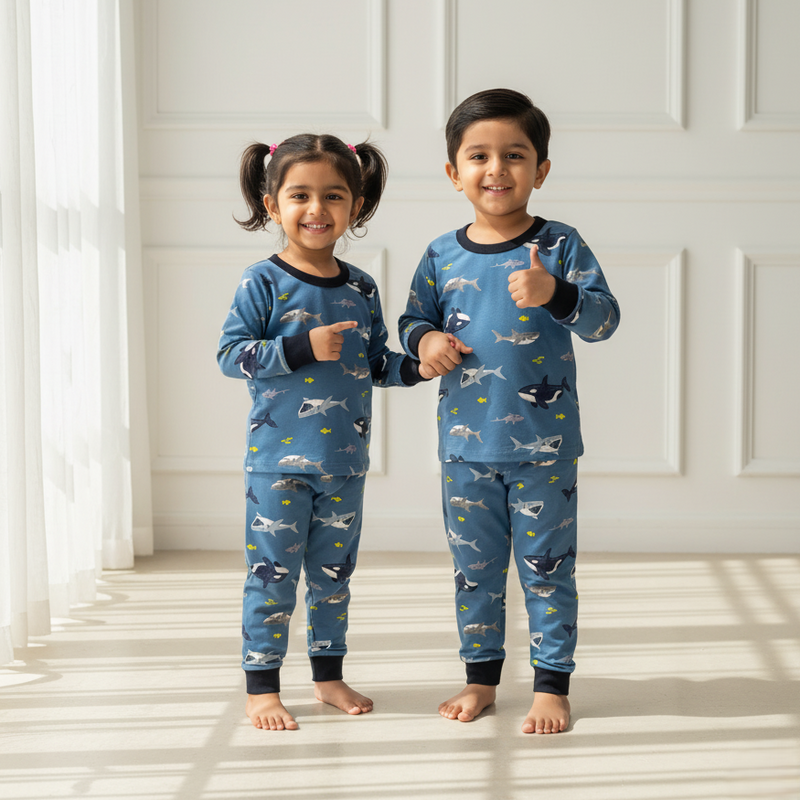 Night Dress Premium Printed Set