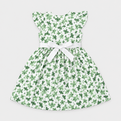 Green Meadow Butterfly Flutter Frock