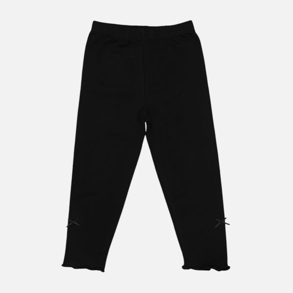Black Solid Leggings