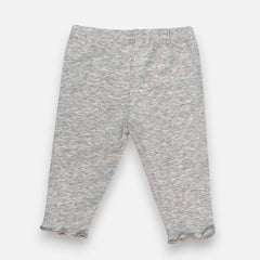 Grey Solid Leggings